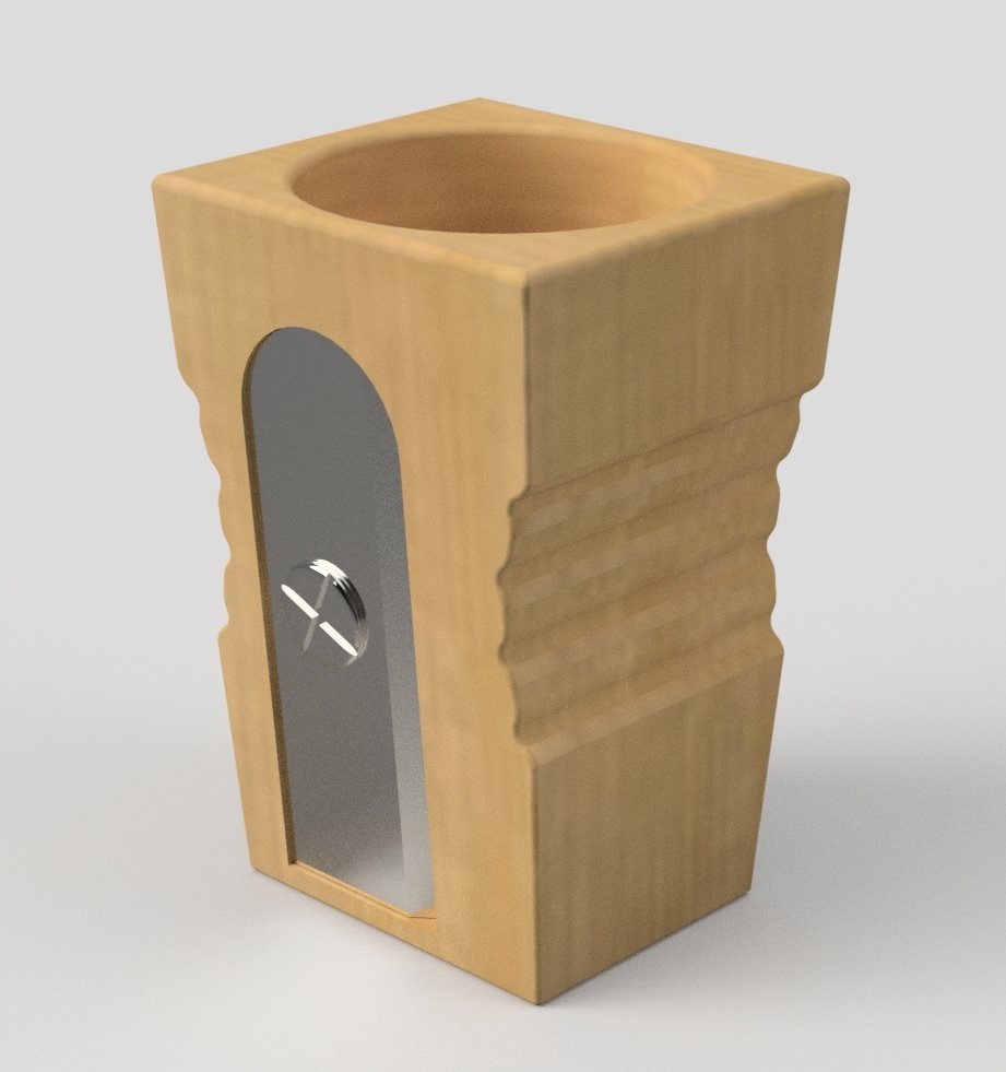 STL file Big pencil sharpener is pencil holder・3D printable model to